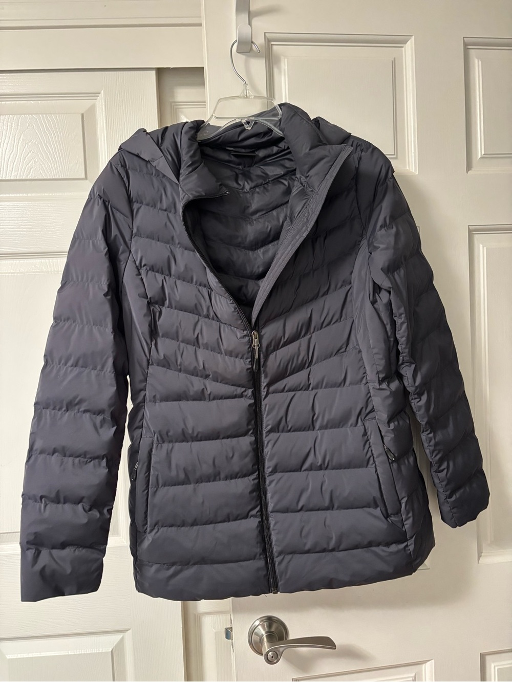 Five days only
Lightweight Hooded Quilted Puffer Jacket - Slate Gray